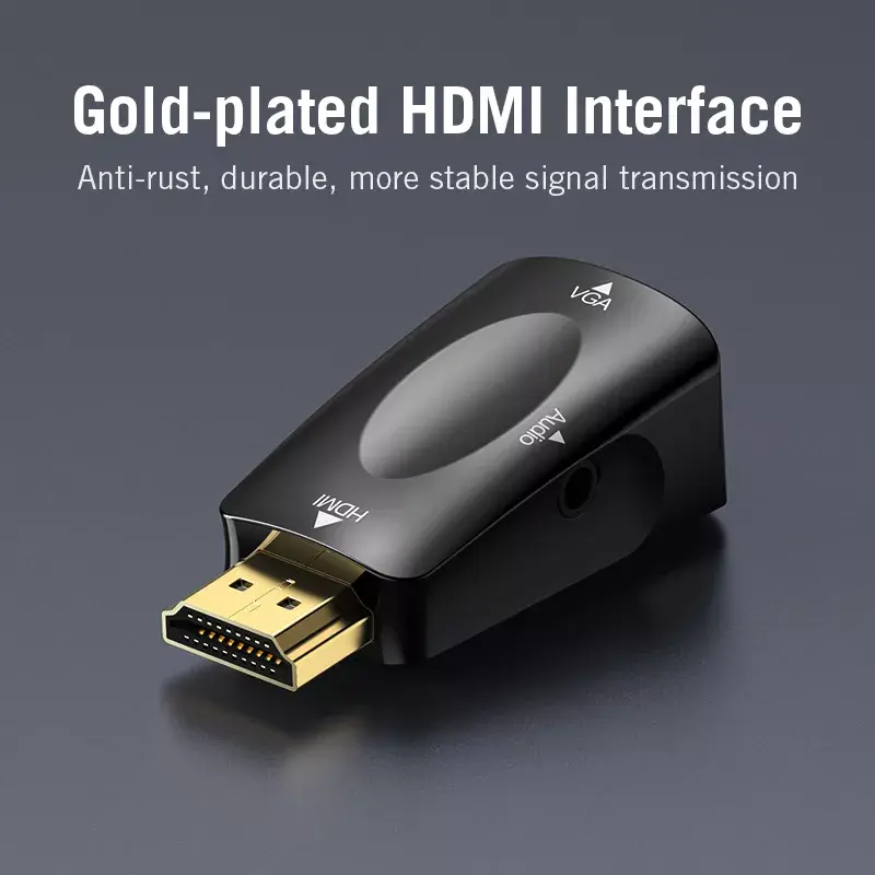 HDMI to VGA Converter Vention AIDB0 1080p Black
