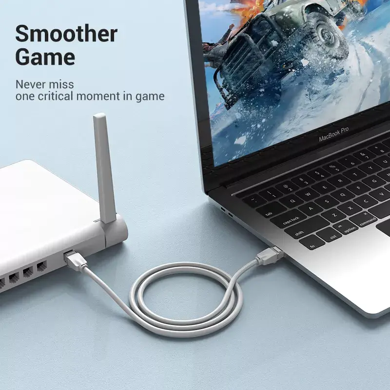 Network Cable Vention Cat.6 UTP Patch Cable 3M Gray