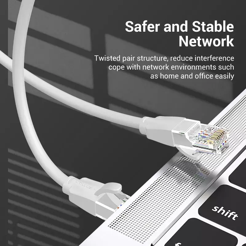 Network Cable Vention Cat.6 UTP Patch Cable 3M Gray