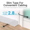 Network patch cable Vention Cat.6A U/UTP 5 m, RJ-45 to RJ-45, black