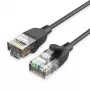 Network patch cable Vention Cat.6A U/UTP 5 m, RJ-45 to RJ-45, black