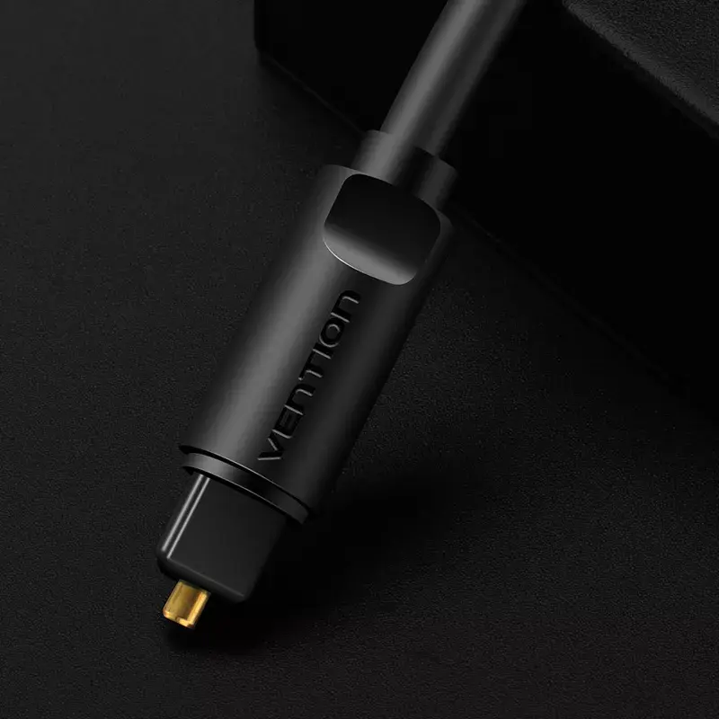 Vention Optical Fiber Audio Cable 1.5M Black TOSLINK Male to Male