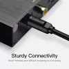 Optical Fiber Audio Cable Vention 1M Black TOSLINK Male to Male