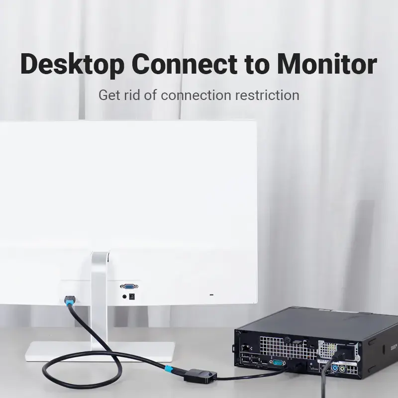 VGA to HDMI Converter Vention 0.15M Black VGA HDMI Micro USB Audio