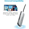 Docking Station Vention USB-C to HDMI USB 3.0x3 SD TF PD 100W Gray