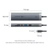 Docking Station Vention 9-in-1 USB-C TGVHB — RJ-45, HDMI 4K@60Hz, USB 3.2 Gen1, SD/MicroSD, 1x USB-C