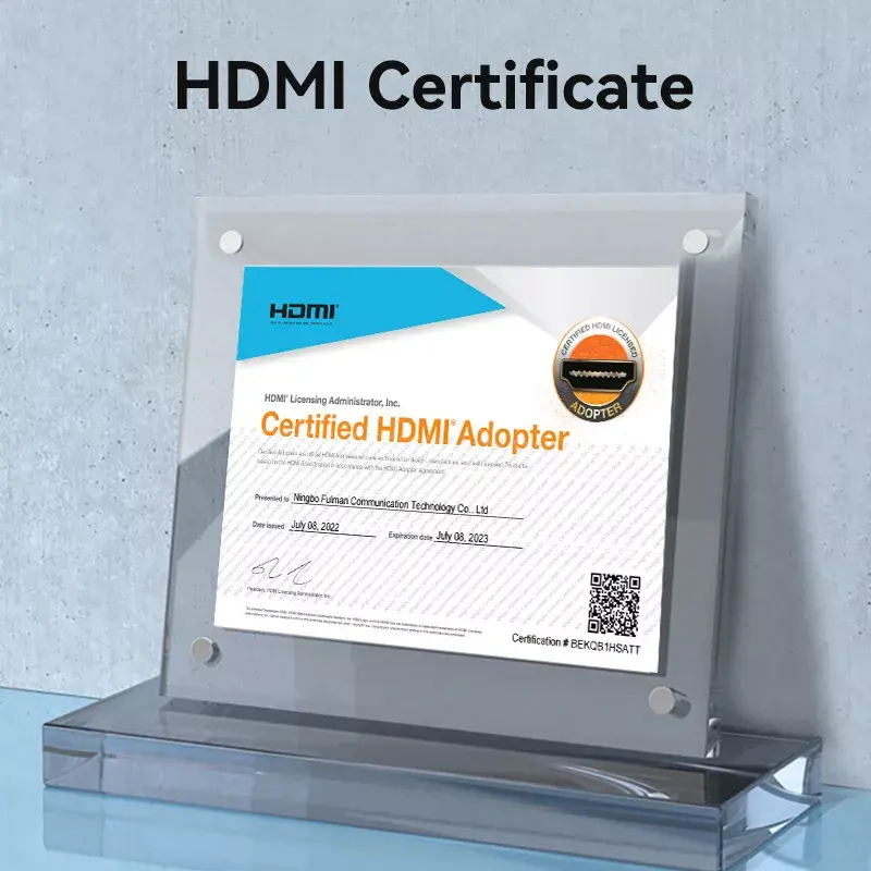 HDMI cable Vention AHCBF 1 m, HDMI-A male to HDMI-A female, 18 Gbit/s, 4K, black