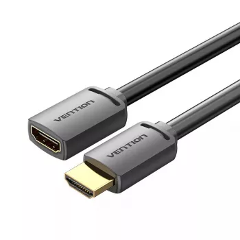 HDMI cable Vention AHCBF 1 m, HDMI-A male to HDMI-A female, 18 Gbit/s, 4K, black