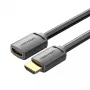 HDMI cable Vention AHCBF 1 m, HDMI-A male to HDMI-A female, 18 Gbit/s, 4K, black