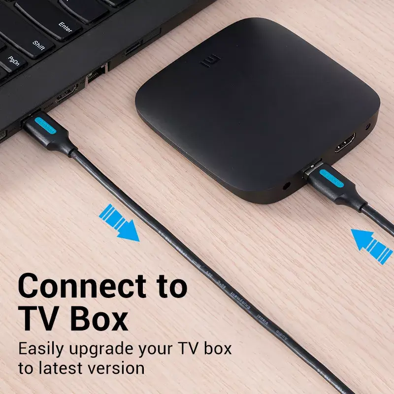 USB 2.0 A–A Cable Vention 2 m, Black PVC, USB A to USB A, 0.48 Gbit/s