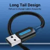 USB 2.0 A–A Cable Vention 2 m, Black PVC, USB A to USB A, 0.48 Gbit/s