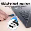 USB 2.0 A–A Cable Vention 2 m, Black PVC, USB A to USB A, 0.48 Gbit/s