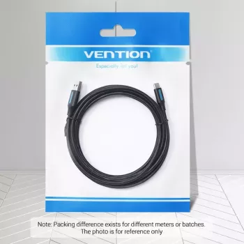Vention USB 2.0 A Male to C Male 3A Cable 0.5M Black
