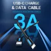 Vention USB 2.0 A Male to C Male 3A Cable 0.5M Black