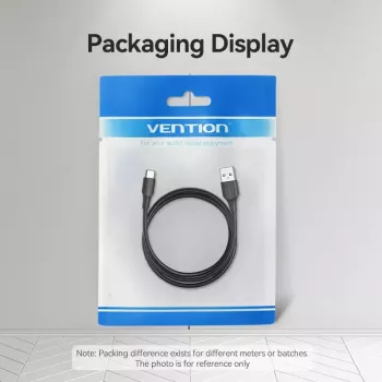 Vention USB 2.0 A Male to C Male 3A Cable 0.5M Black