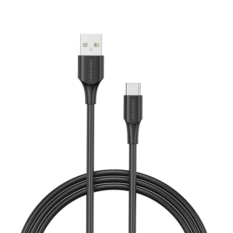 Vention USB 2.0 A Male to C Male 3A Cable 0.5M Black