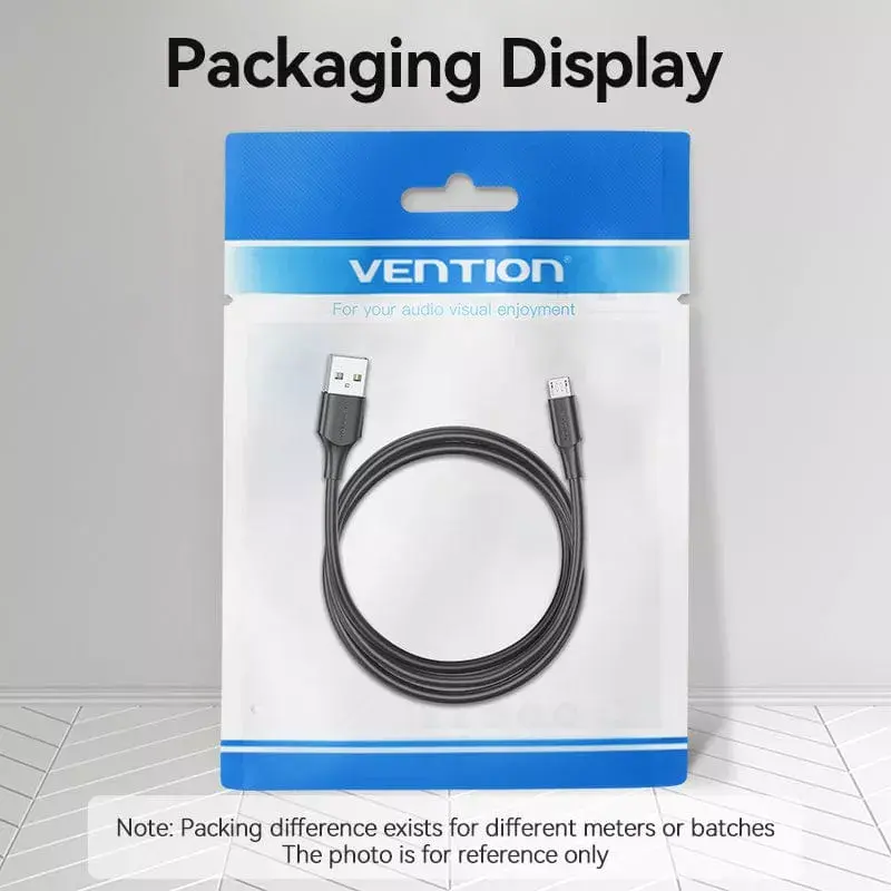 Vention USB 2.0 A Male to Micro-B Male 2A Cable 2M Black