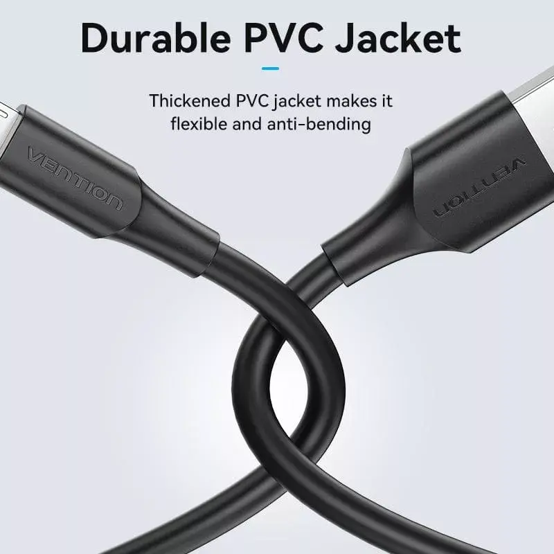 Vention USB 2.0 A Male to Micro-B Male 2A Cable 2M Black