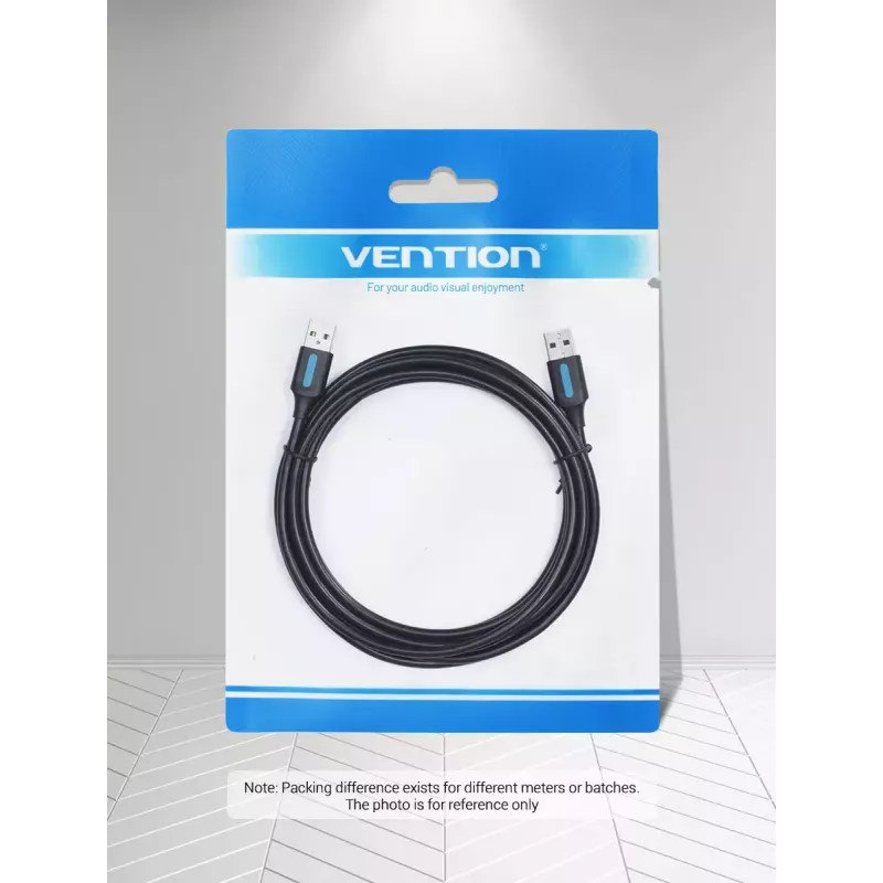 USB A to A cable Vention CONBD 0.5 m, USB 3.2 Gen 1 (5 Gbit/s), Black