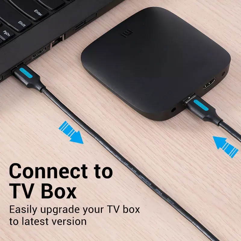 USB A to A cable Vention CONBD 0.5 m, USB 3.2 Gen 1 (5 Gbit/s), Black