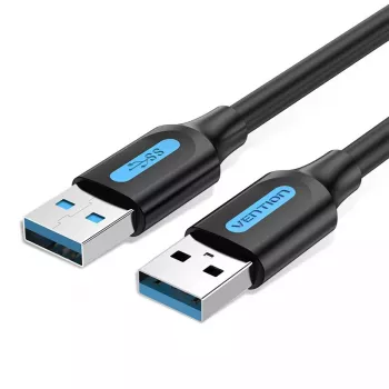 USB A to A cable Vention CONBD 0.5 m, USB 3.2 Gen 1 (5 Gbit/s), Black