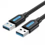 USB A to A cable Vention CONBD 0.5 m, USB 3.2 Gen 1 (5 Gbit/s), Black