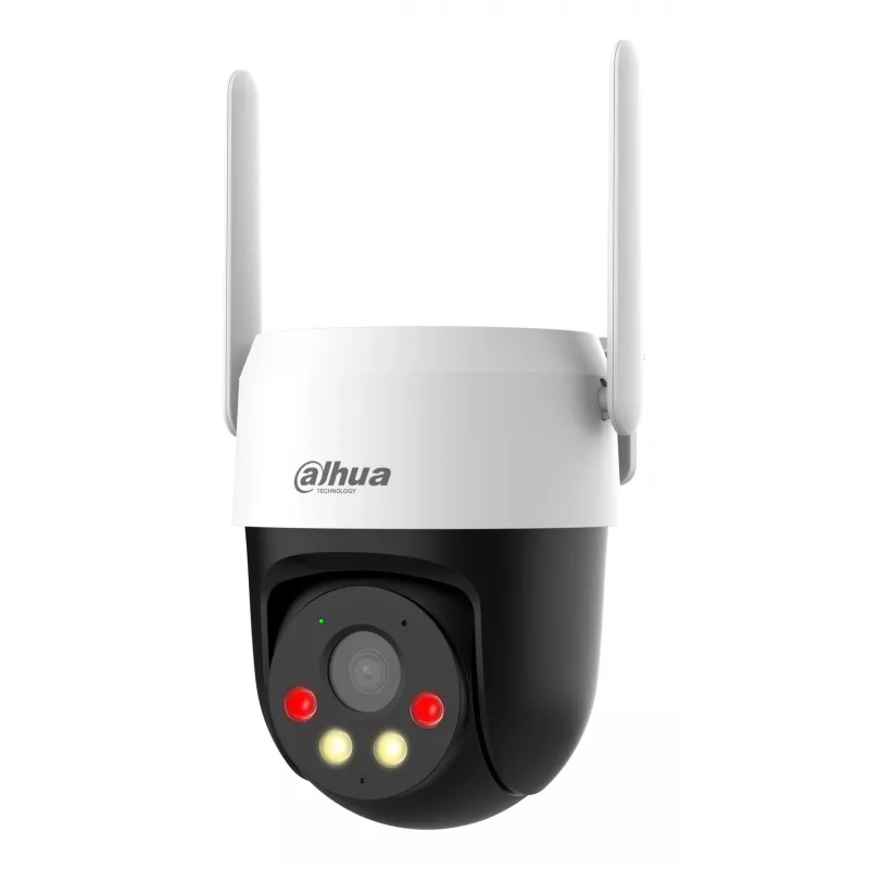 IP Security Camera DAHUA 3MP Fixed-focal 4G Pan & Tilt Turret, 3MP, 4 mm, 180° rotation, Outdoor, Wireless
