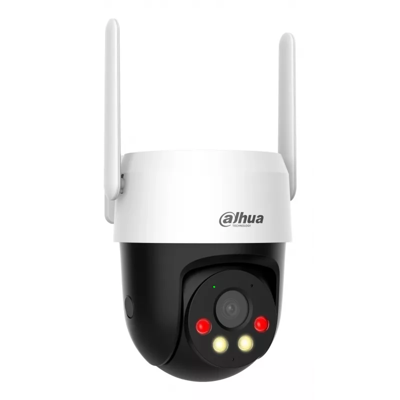 IP Security Camera DAHUA 3MP Fixed-focal 4G Pan & Tilt Turret, 3MP, 4 mm, 180° rotation, Outdoor, Wireless