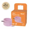 CLUB3D USB-C Magnetic-Coil 240W Pink Cable 2m USB 2.0