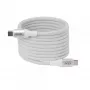 USB-C Magnetic-Coil cable Club 3D CAC-3032 — white, magnetic coil design for charging and data transfer