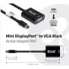 CLUB3D MiniDisplayPort™ to VGA Black Active Adapter M/F