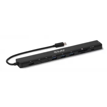 CLUB3D 10-1 Portable Dock USB Type-C® 10Gbps to HDMI™ 8K30Hz PD3.1 Max.140Watt
