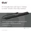 CLUB3D 10-1 Portable Dock USB Type-C® 10Gbps to HDMI™ 8K30Hz PD3.1 Max.140Watt
