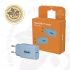 CLUB3D 2-Pack USB C Charger 30 Watt Whit, Indoor, AC, Blue