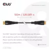 CLUB3D CAC-1394 Ultra High Speed AOC Cable 4K120Hz/8K60Hz Unidirectional M/M 100m