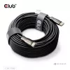 CLUB3D HDMI™ Hybrid AOC Cable 8K60Hz/4K120Hz 30m / 98.42 ft, 30 m, HDMI Type A (Standard), HDMI Type A (Standard), 48 Gbit/s, Black