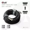 Club 3D HDMI Hybrid AOC Cable 8K60Hz / 4K120Hz 50 m, HDMI Type A Male–Male