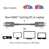 CLUB3D Ultra High Speed HDMI™ Certified AOC Cable 4K120Hz/8K60Hz Unidirectional M/M 15m/49.21ft