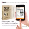 CLUB3D Ultra High Speed HDMI™ Certified AOC Cable 4K120Hz/8K60Hz Unidirectional M/M 15m/49.21ft