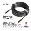 CLUB3D USB Gen 2 Type C Active Optical Cable A/V Unidirectional M/M 20 m/ 65.62 ft