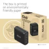 CLUB3D Travel Charger 100W GaN technology, Four port USB Type-A(2x) and -C(2x), Power Delivery(PD) 3.0 Support