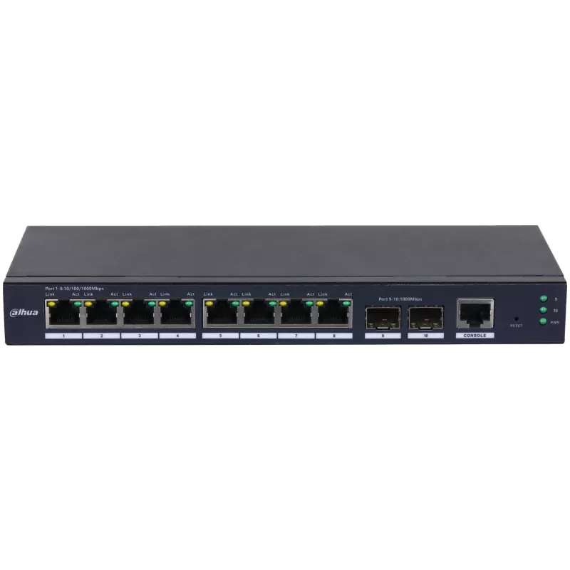 Dahua Technology SG4010-2F Managed L2 Gigabit Ethernet (10/100/1000) Black