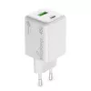 MediaRange MRMA113-2 USB-C 45W AC Indoor Charger for Smartphone and Tablet, White, Input 100–240V