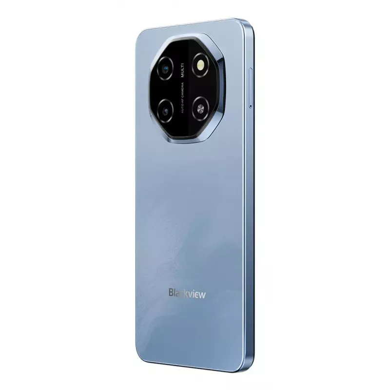 Smartphone BLACKVIEW SHARK 6 — 6.88 inch (17.5 cm), Unisoc T8100 2 GHz, 4 GB RAM, 128 GB, 16 MP dual rear, 5000 mAh, Android 15, Hybrid Dual SIM, Blue