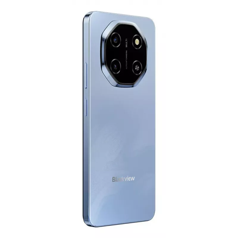 Smartphone BLACKVIEW SHARK 6 — 6.88 inch (17.5 cm), Unisoc T8100 2 GHz, 4 GB RAM, 128 GB, 16 MP dual rear, 5000 mAh, Android 15, Hybrid Dual SIM, Blue