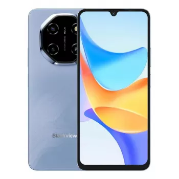 Smartphone BLACKVIEW SHARK 6 — 6.88 inch (17.5 cm), Unisoc T8100 2 GHz, 4 GB RAM, 128 GB, 16 MP dual rear, 5000 mAh, Android 15, Hybrid Dual SIM, Blue