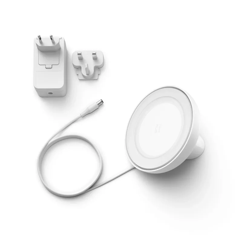 Philips Hue White and colour ambience Bloom table lamp, Smart table lamp, ZigBee, White, Integrated LED, Metal, Non-changeable bulb(s)