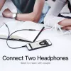 Vention 3.5mm Male to 2*3.5mm Female Stereo Splitter Cable 0.3M Black ABS