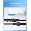 Audio adapter cable Vention 2×3.5 mm male to 4‑pole 3.5 mm female, 0.3 m, black