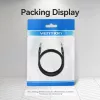 Vention 3.5mm Male to Male Audio Cable 0.5M Black Aluminum Alloy Type
